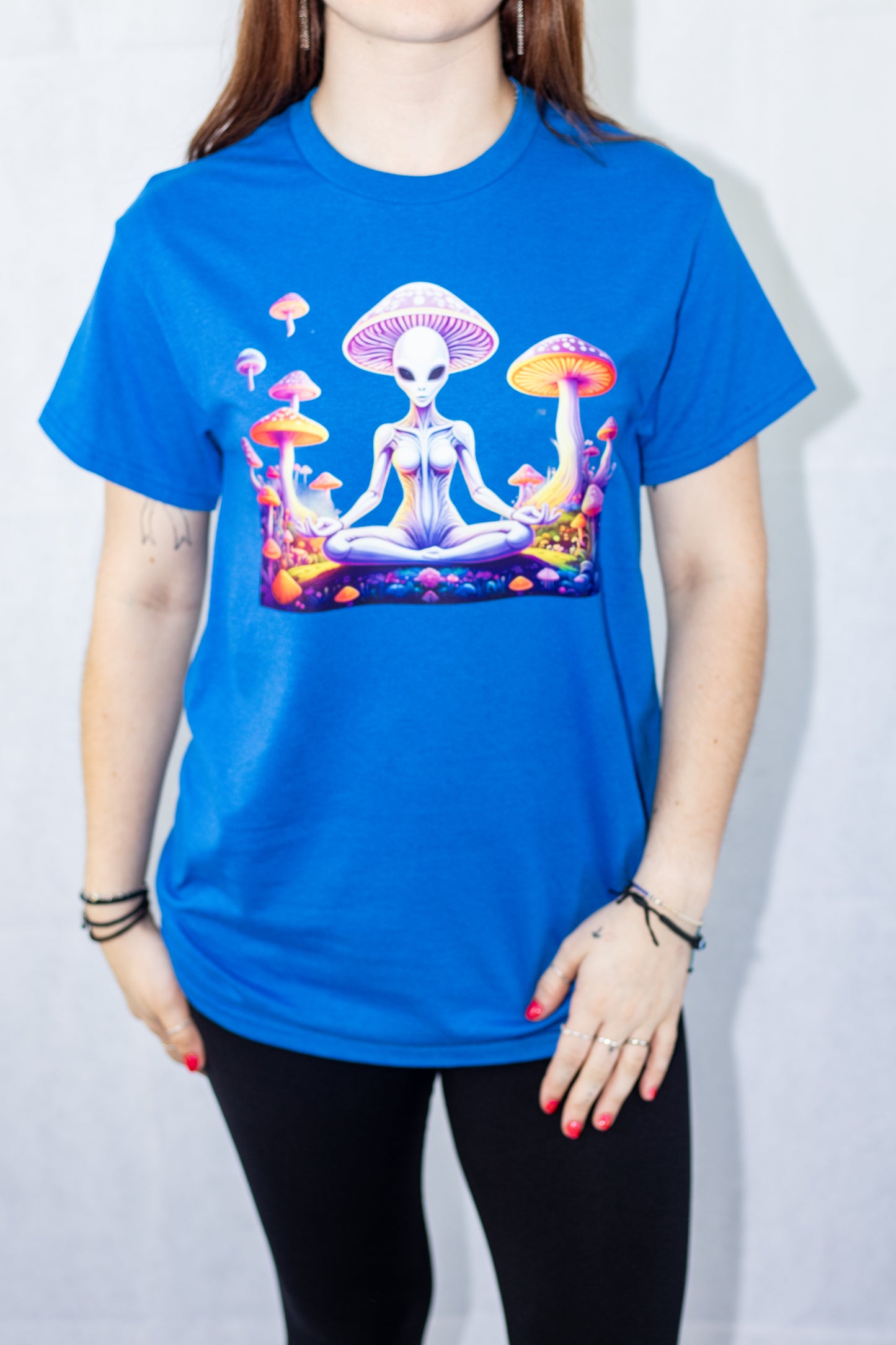 Meditating Alien Tee