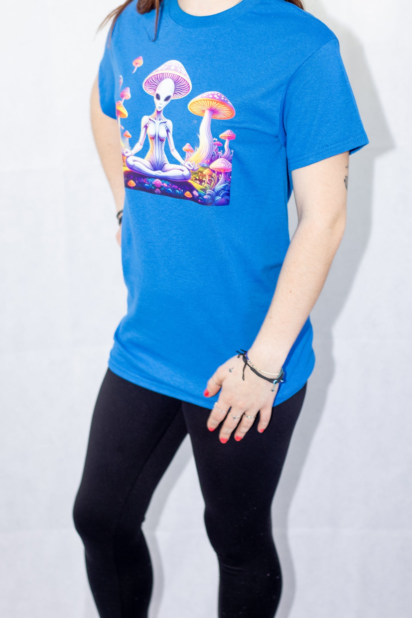 Meditating Alien Tee